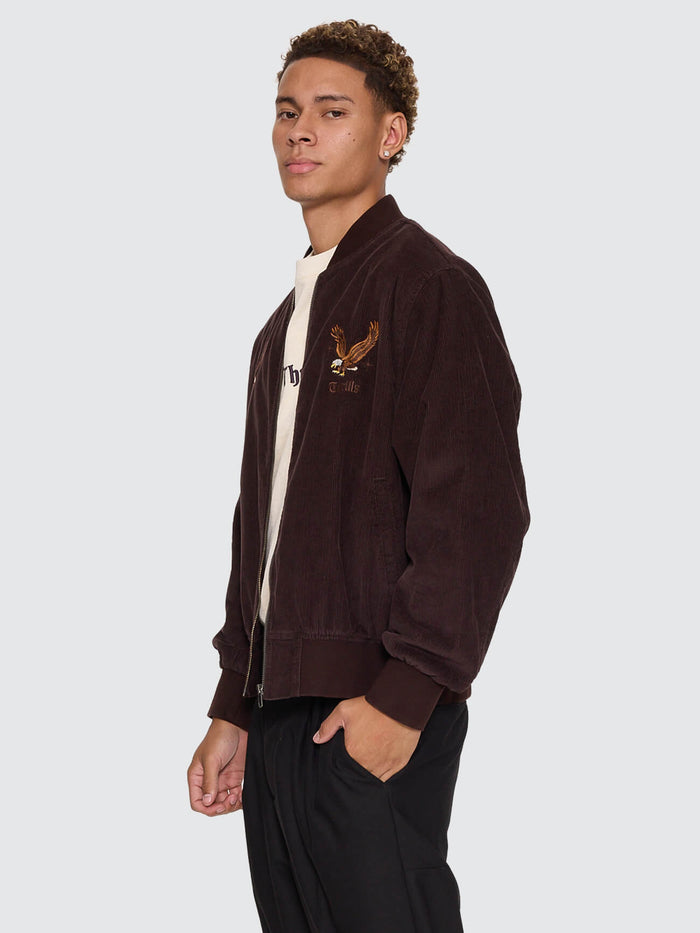Seen & Heard Bomber - Postal Brown XS