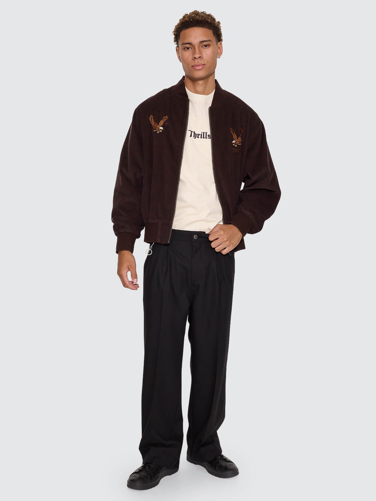 Seen & Heard Bomber - Postal Brown XS