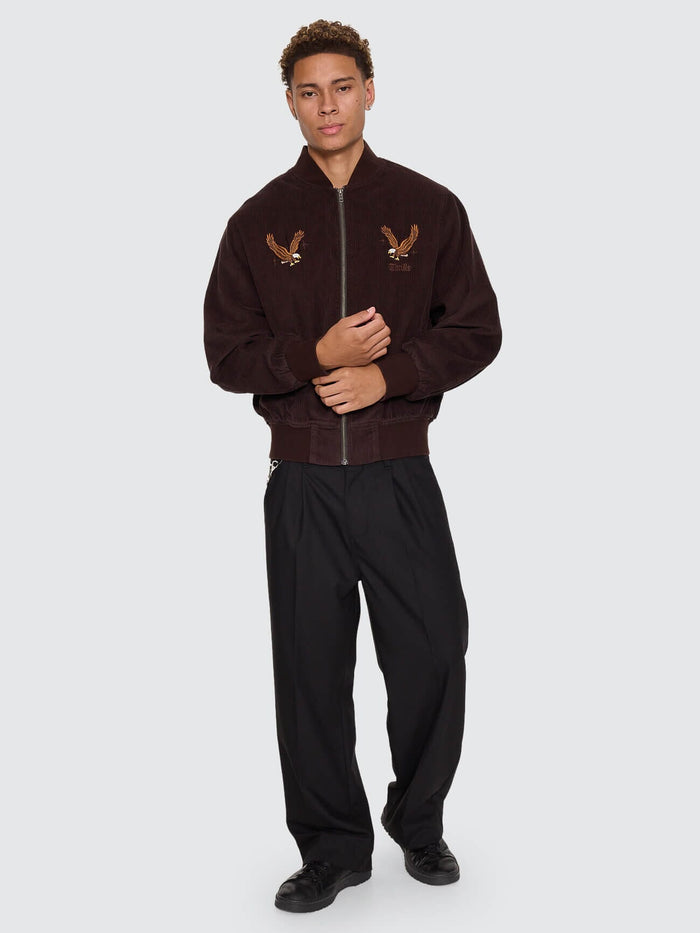 Seen & Heard Bomber - Postal Brown XS