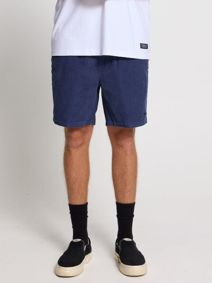 Thrills Forever Cord Volley - Heritage Navy 26