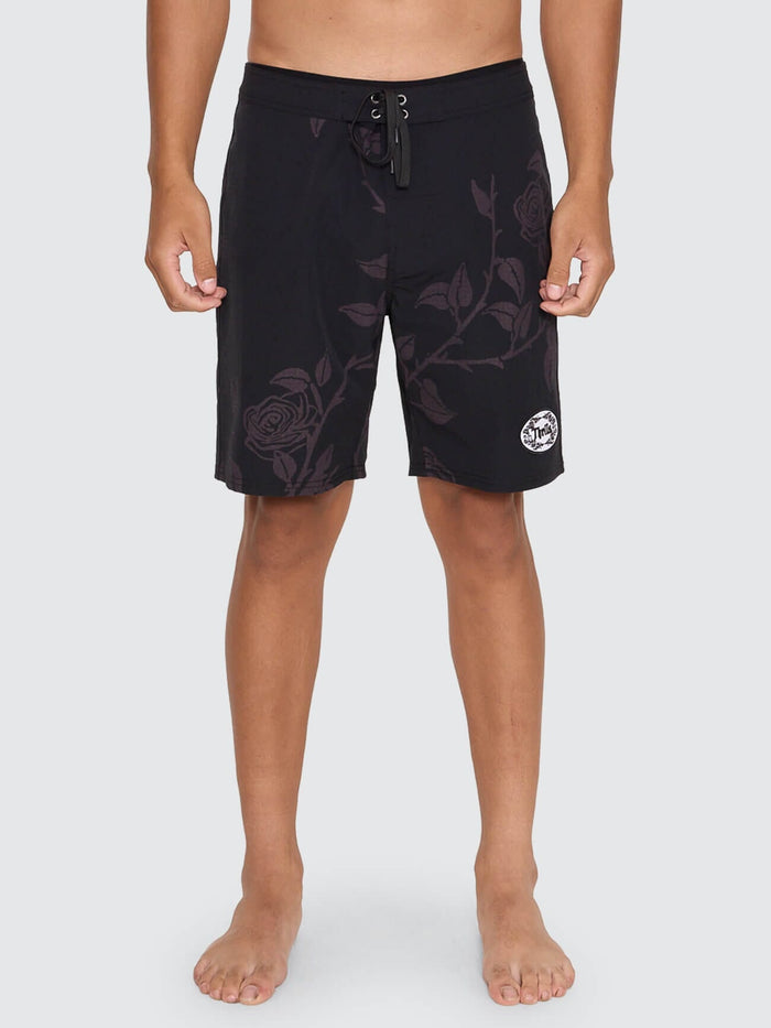 Time Will Tell Boardshort - Black 26