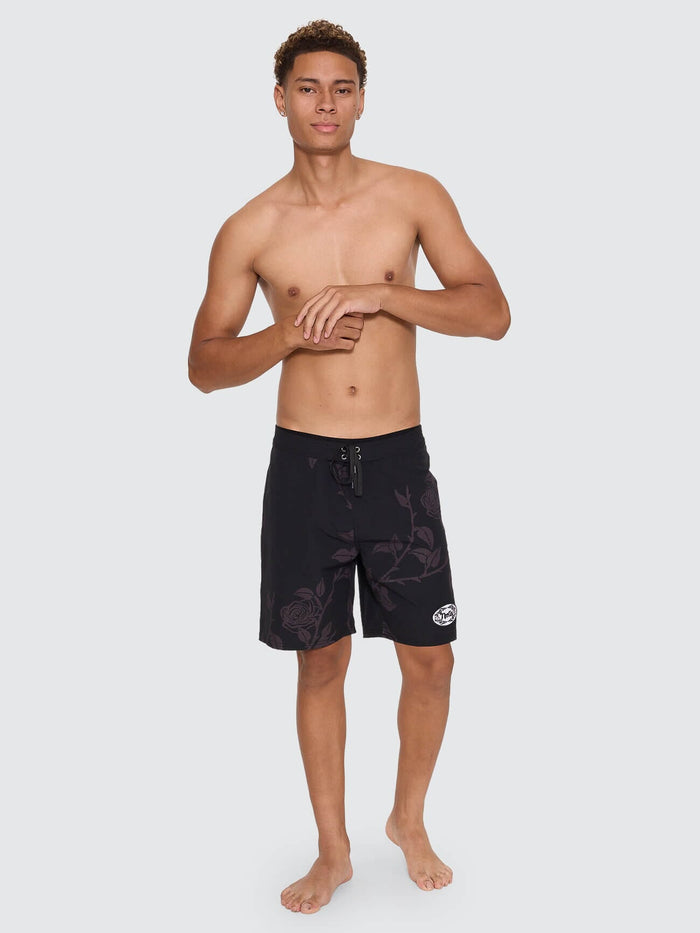 Time Will Tell Boardshort - Black 26