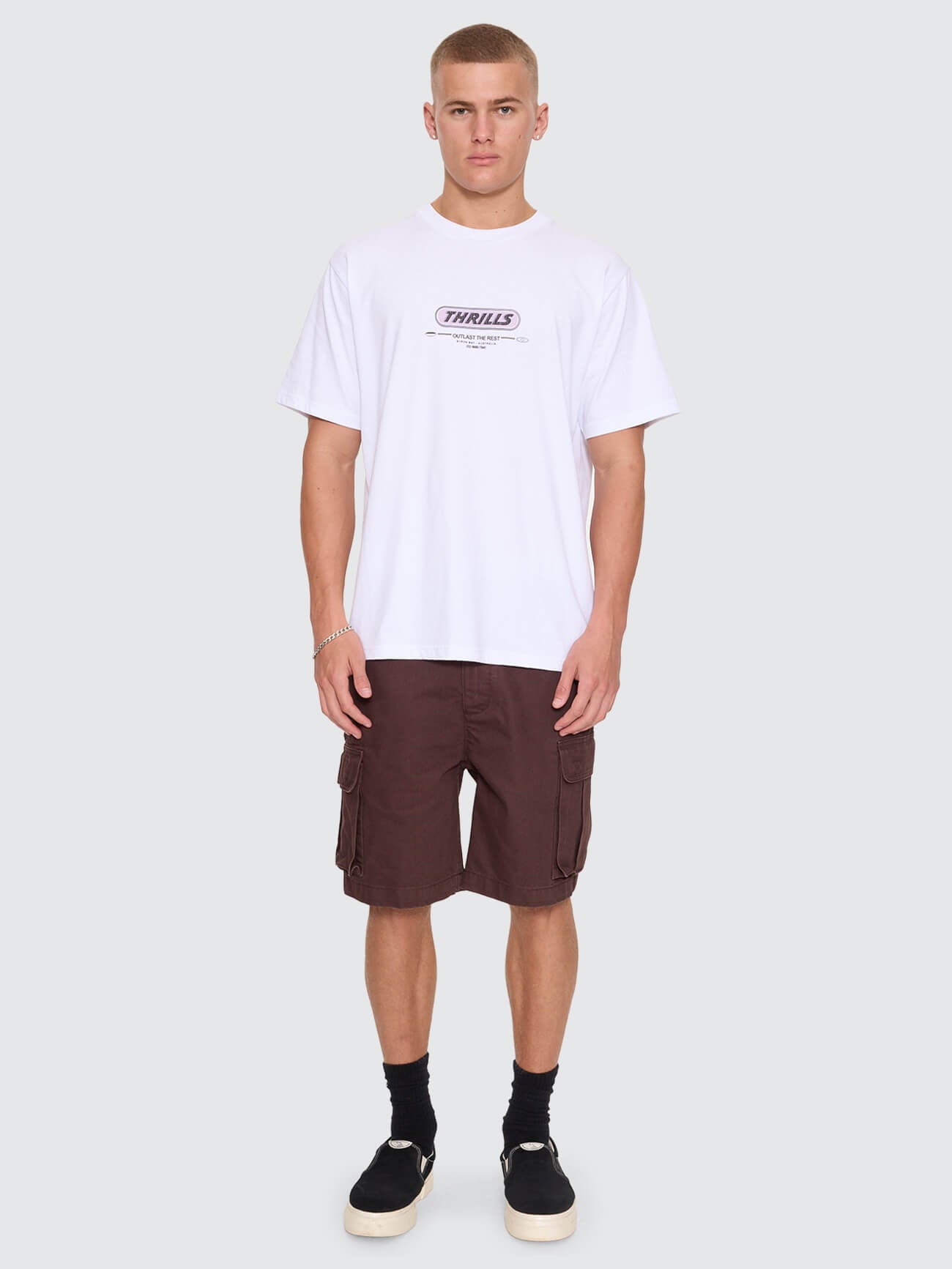 Slacker Union Cargo Short - Postal Brown 26