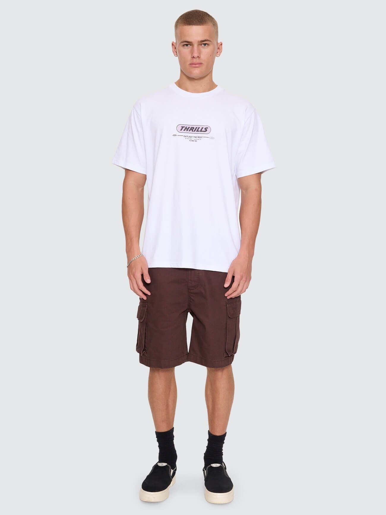 Slacker Union Cargo Short - Postal Brown 26