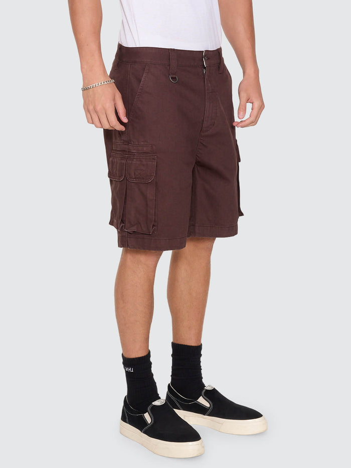 Slacker Union Cargo Short - Postal Brown 26