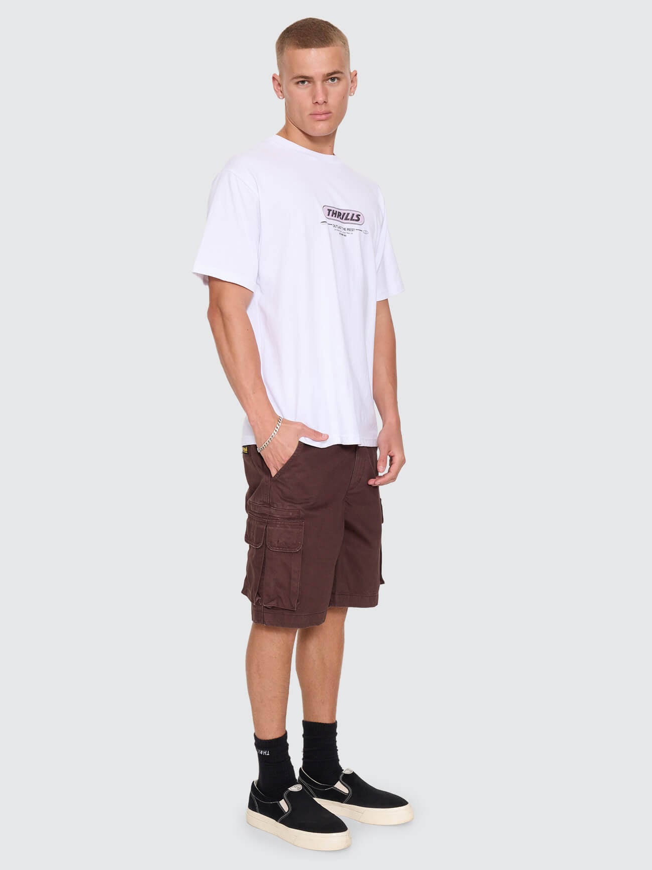 Slacker Union Cargo Short - Postal Brown 26