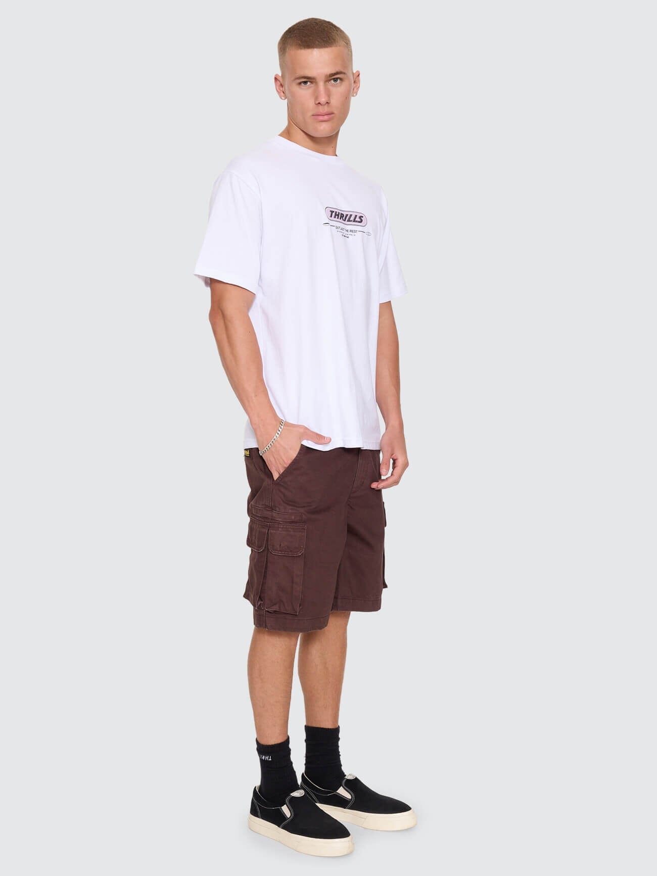 Slacker Union Cargo Short - Postal Brown 26