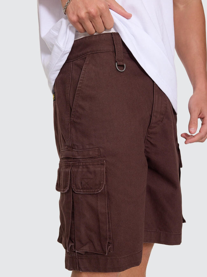 Slacker Union Cargo Short - Postal Brown 26