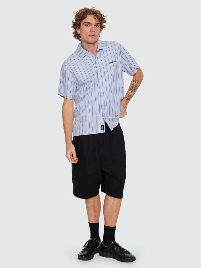 Chaos Barrel Leg Balloon Baggy Short - Black 26