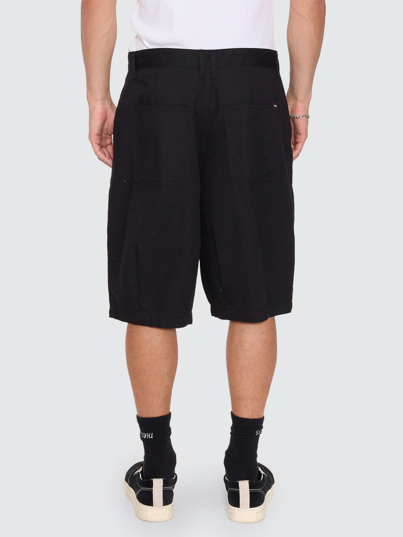Chaos Barrel Leg Balloon Baggy Short - Black