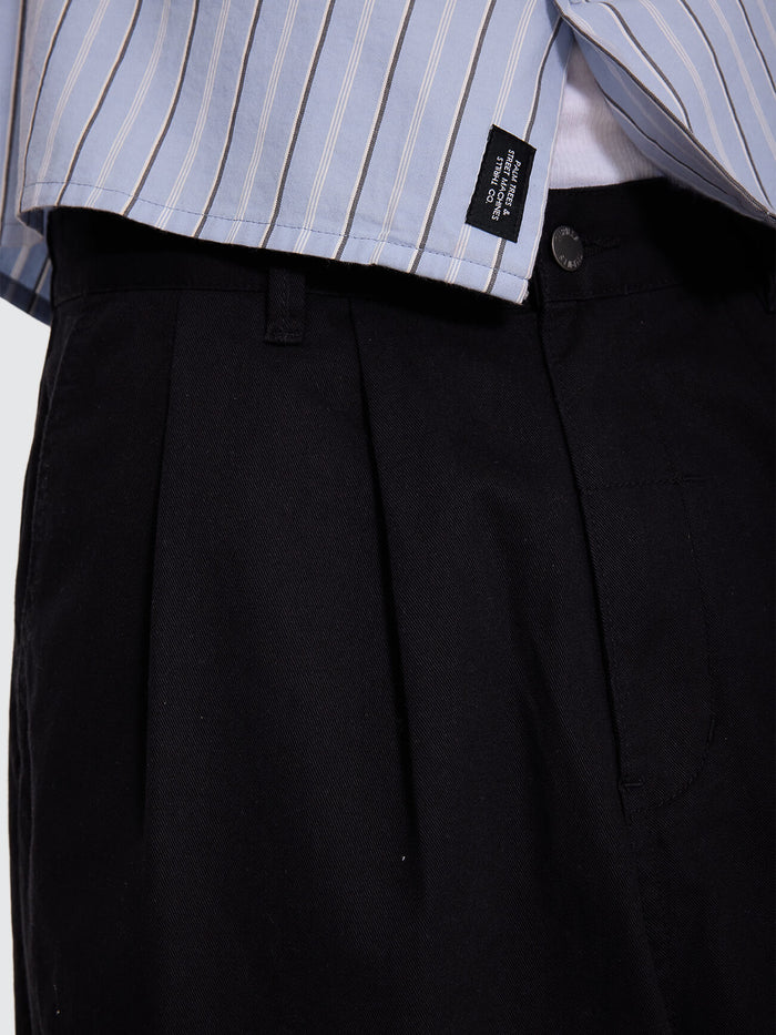 Chaos Barrel Leg Balloon Baggy Short - Black 26