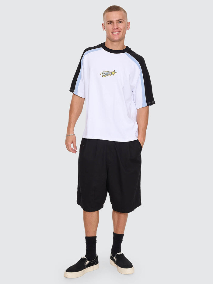 Chaos Barrel Leg Balloon Baggy Short - Black 26