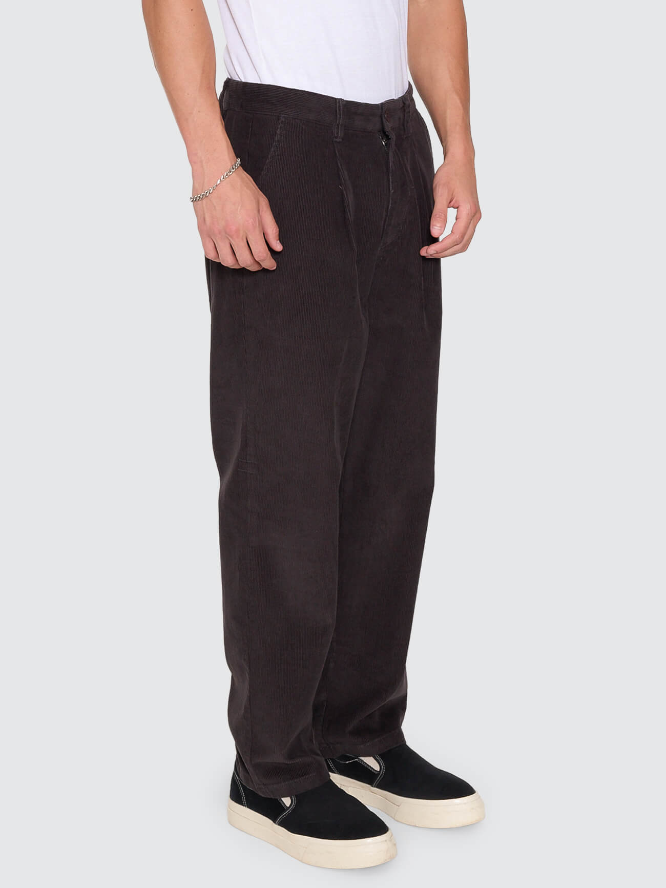 Slacker Cord Chino Pant - Dark Charcoal 26