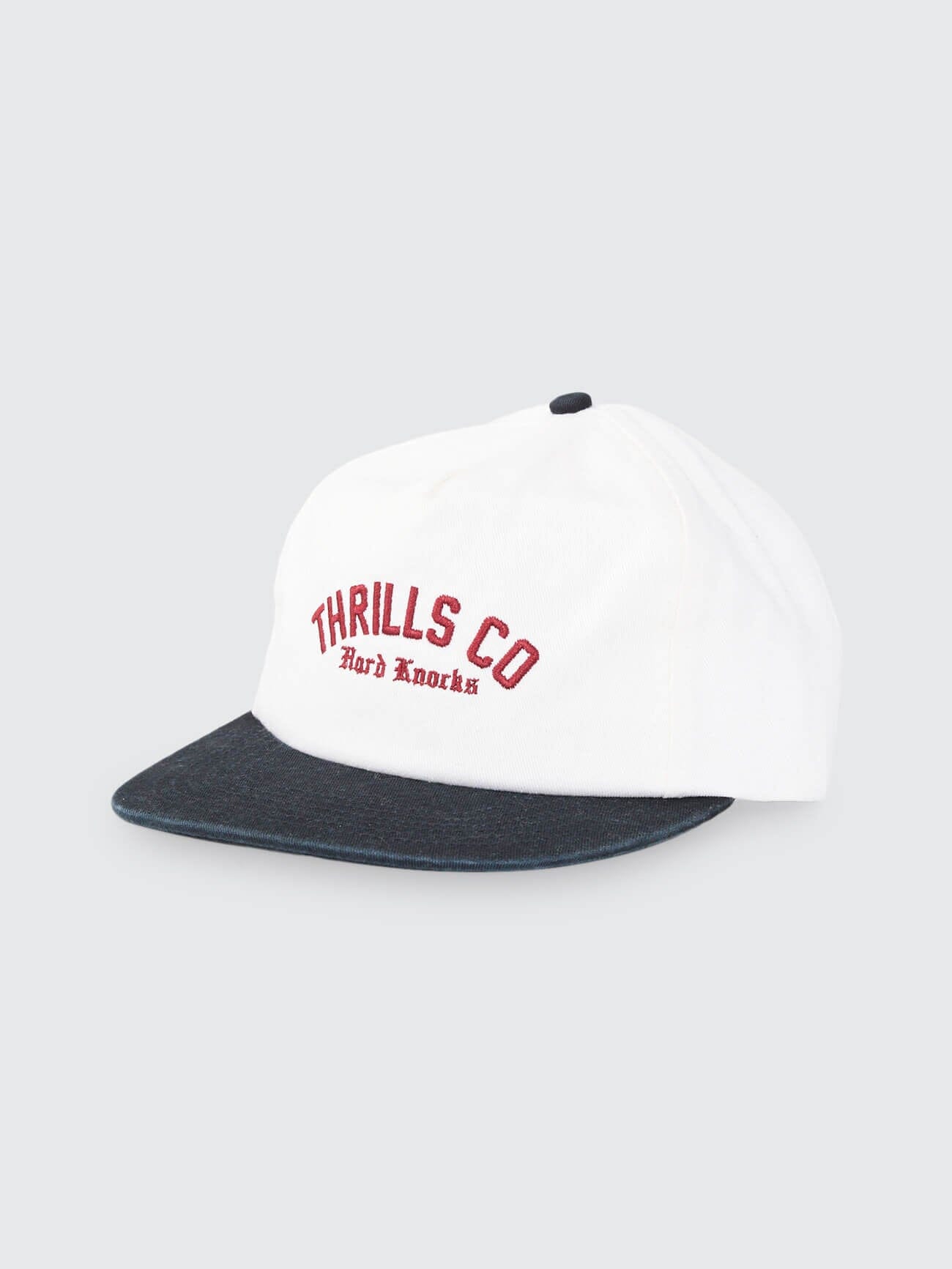 Hard Knocks College 5 Panel Cap - Marshmallow One Size