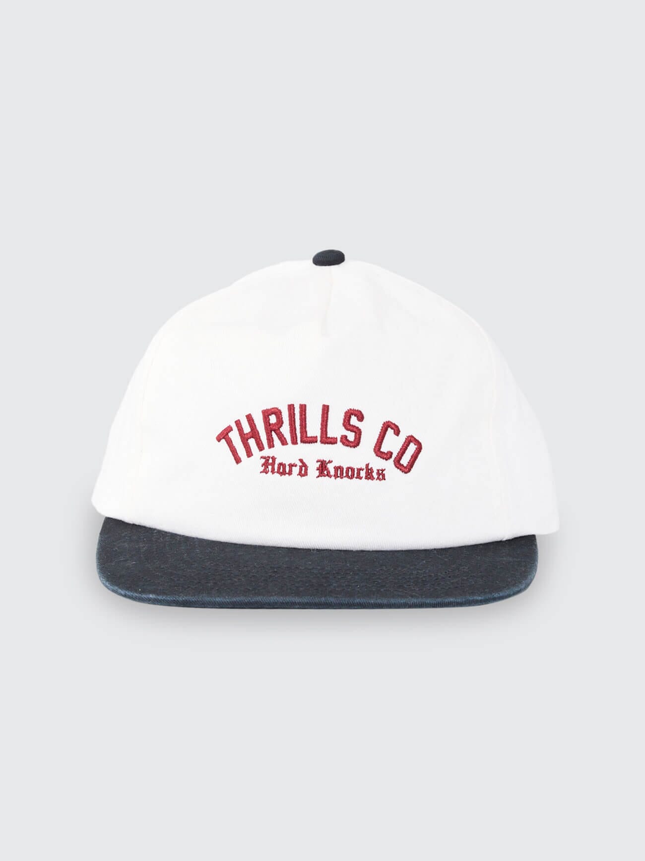 Hard Knocks College 5 Panel Cap - Marshmallow One Size