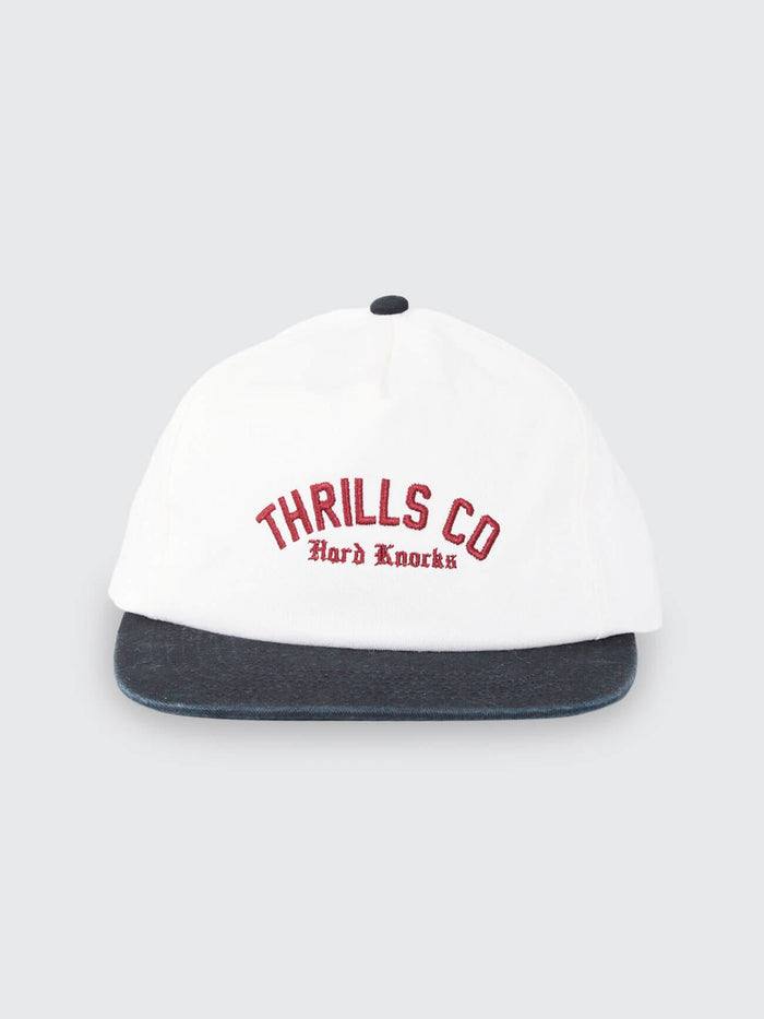 Hard Knocks College 5 Panel Cap - Marshmallow One Size