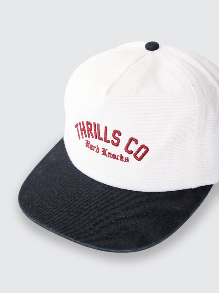 Hard Knocks College 5 Panel Cap - Marshmallow One Size