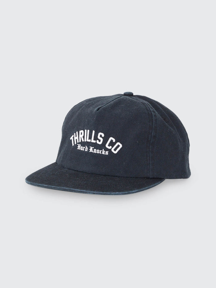 Hard Knocks College 5 Panel Cap - Black One Size