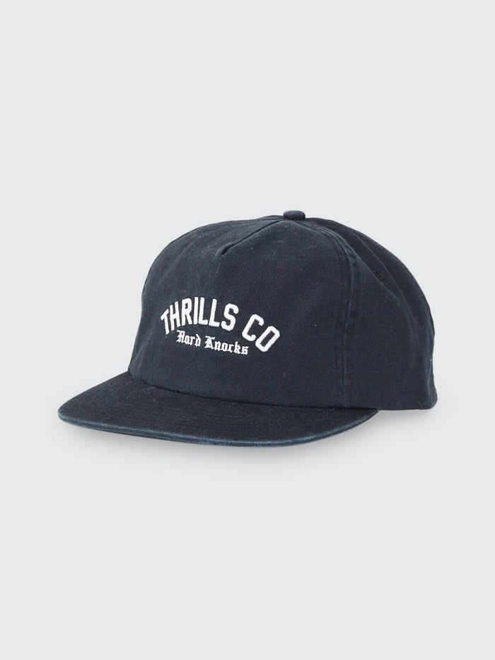 Hard Knocks College 5 Panel Cap - Black One Size