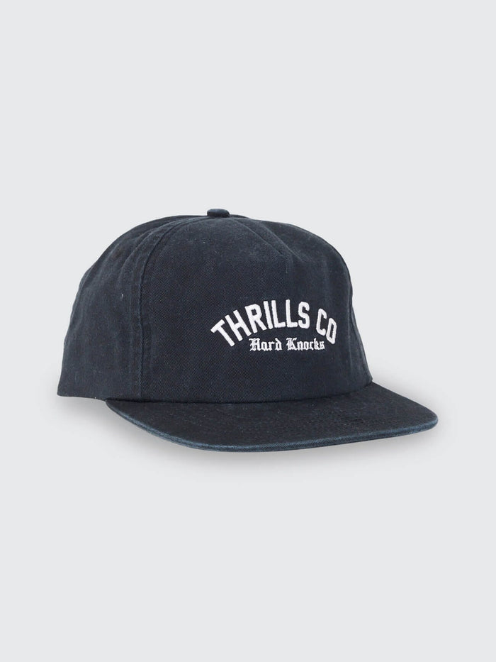 Hard Knocks College 5 Panel Cap - Black One Size