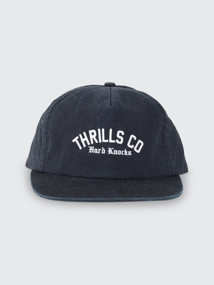 Hard Knocks College 5 Panel Cap - Black One Size