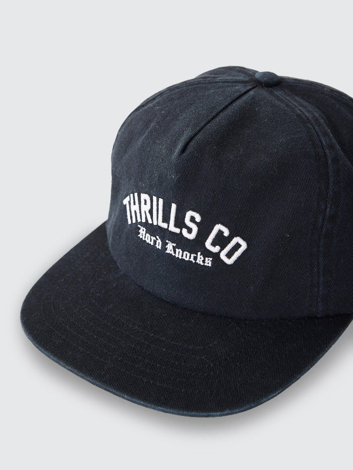 Hard Knocks College 5 Panel Cap - Black One Size