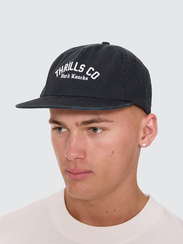 Hard Knocks College 5 Panel Cap - Black One Size