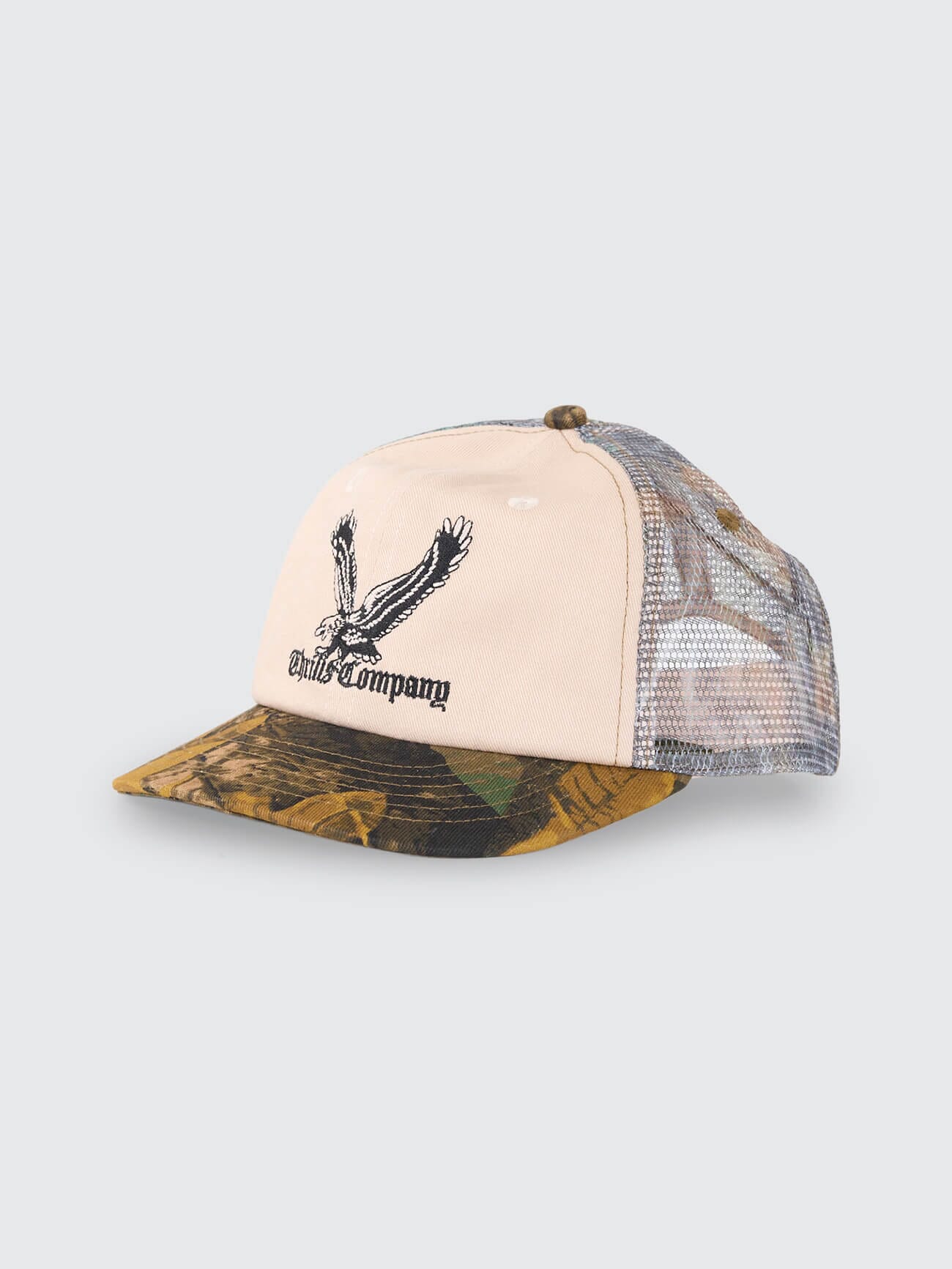 Seen & Heard 6 Panel Short Brim Cap - Birch Camo One Size
