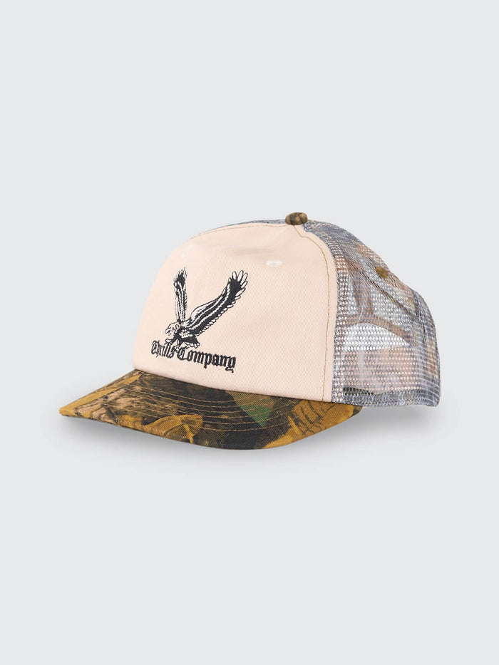 Seen & Heard 6 Panel Short Brim Cap - Birch Camo One Size