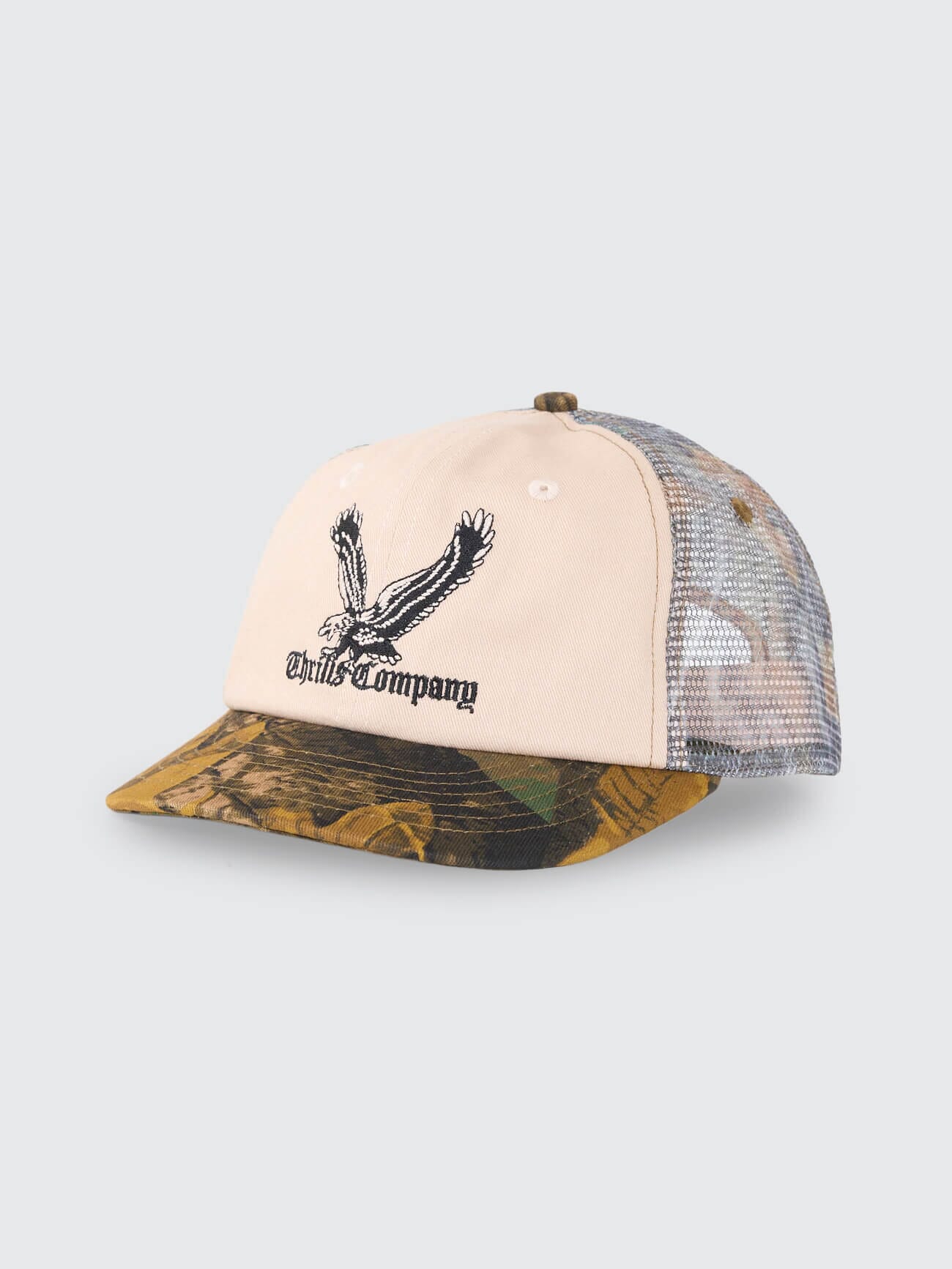Seen & Heard 6 Panel Short Brim Cap - Birch Camo One Size
