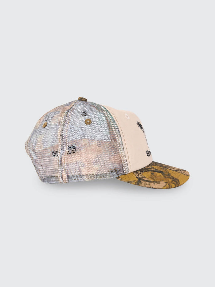 Seen & Heard 6 Panel Short Brim Cap - Birch Camo One Size