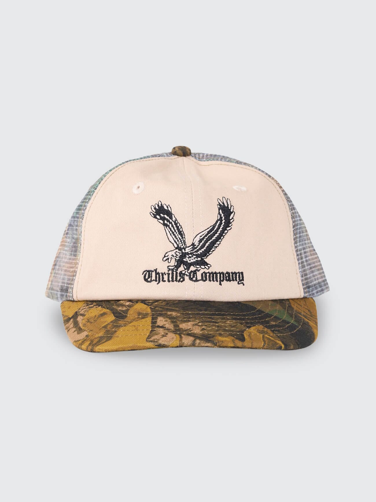 Seen & Heard 6 Panel Short Brim Cap - Birch Camo One Size