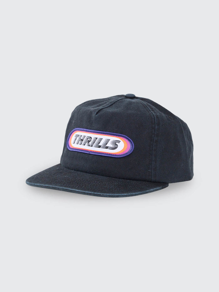 Built To Win 5 Panel Cap - Black One Size