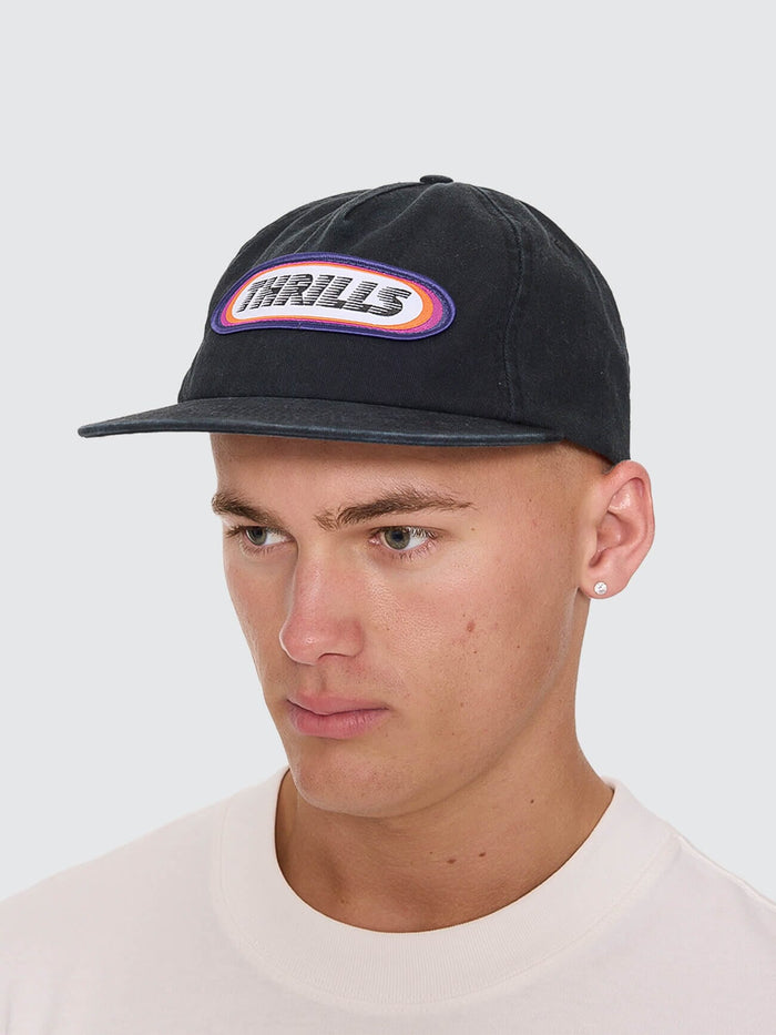 Built To Win 5 Panel Cap - Black One Size