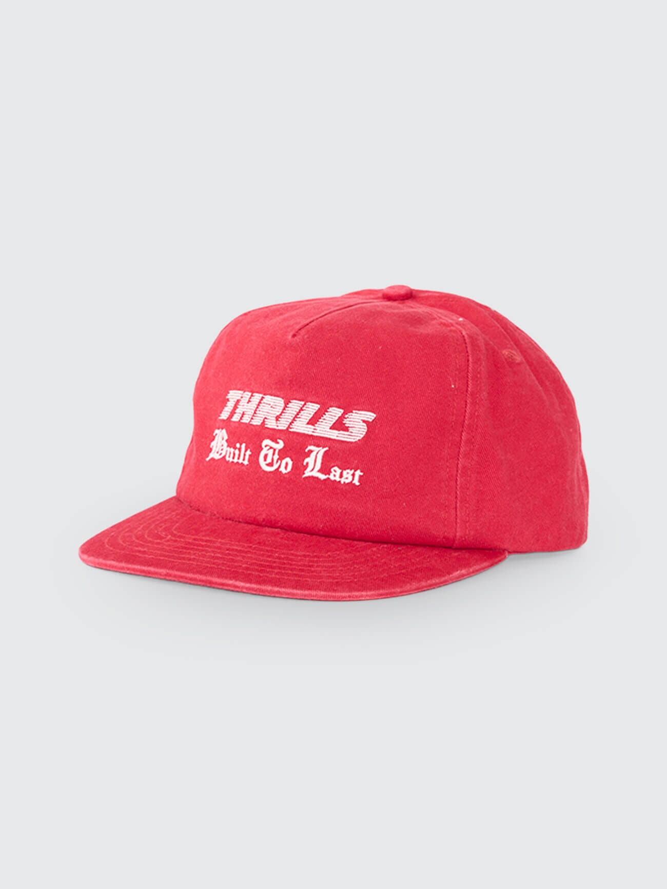 Built To Win 5 Panel Cap - Racing Red One Size