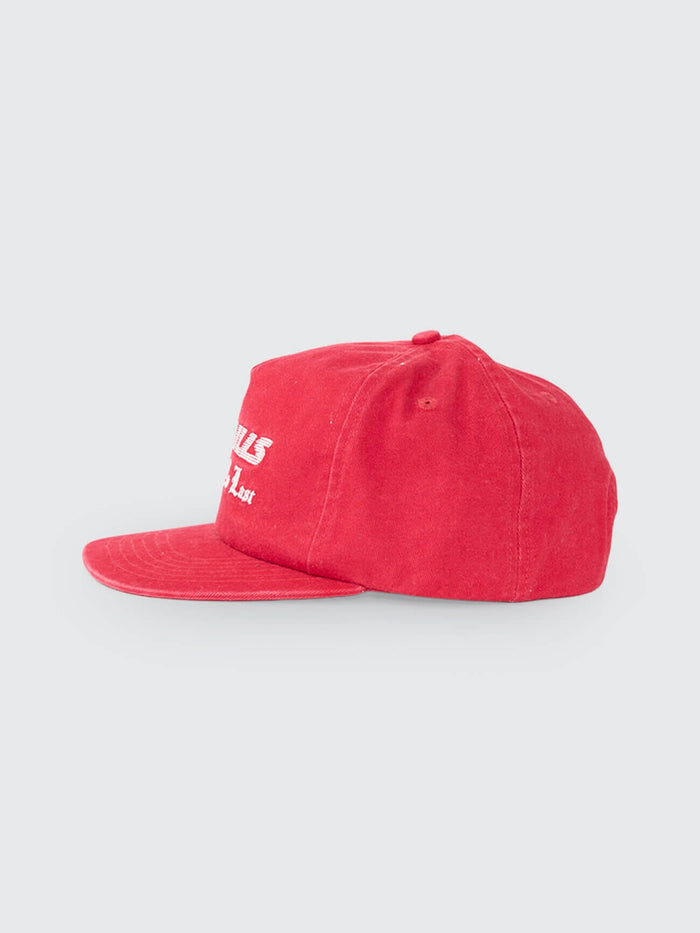 Built To Win 5 Panel Cap - Racing Red One Size