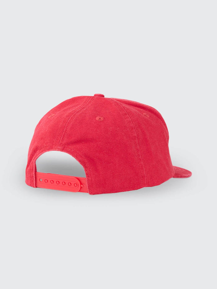 Built To Win 5 Panel Cap - Racing Red One Size