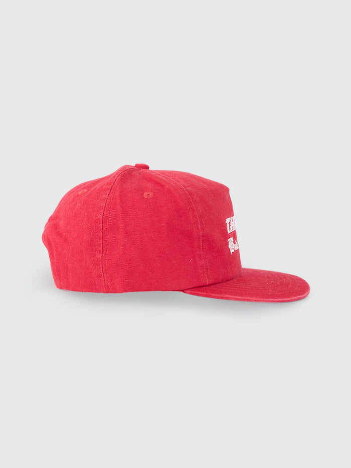 Built To Win 5 Panel Cap - Racing Red One Size