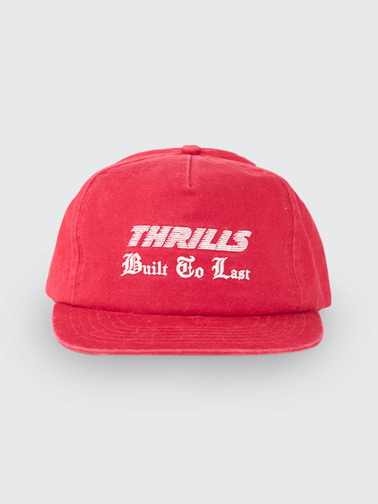 Built To Win 5 Panel Cap - Racing Red One Size