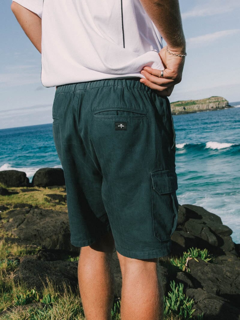 Bueno Elastic Cargo Short - Petrol