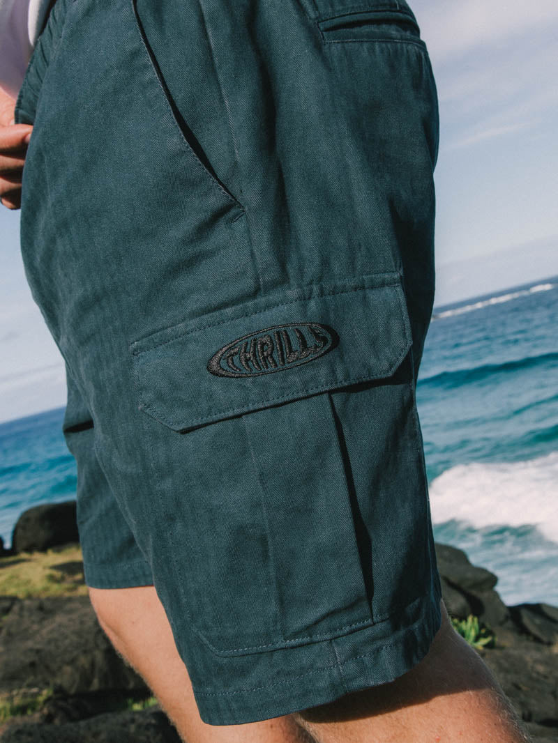 Bueno Elastic Cargo Short - Petrol