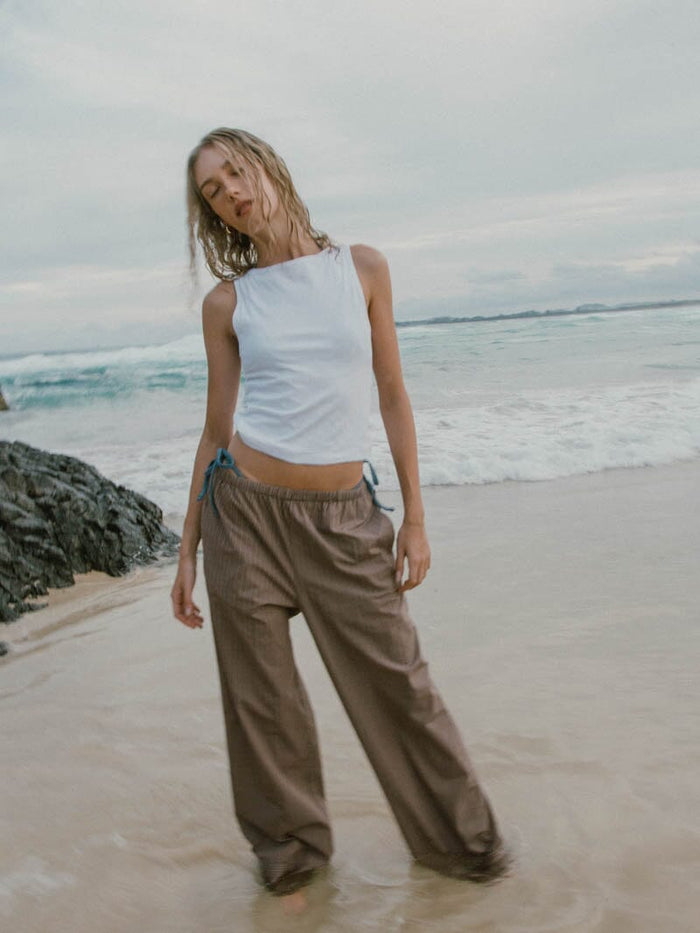 Brentwood Stripe Pant - Falcon