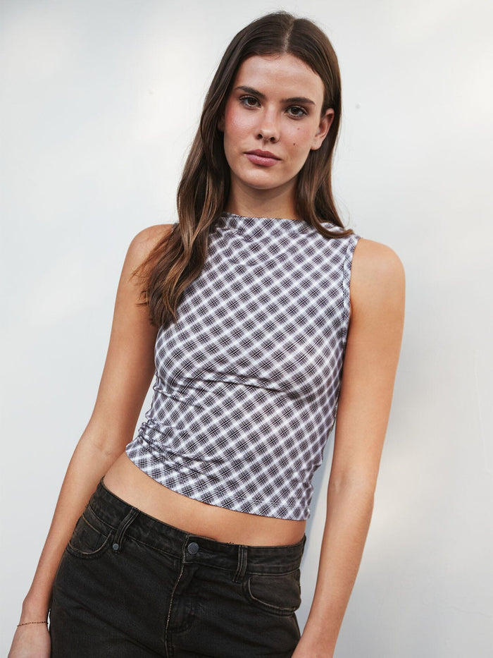 Adorned Check Tank - Java