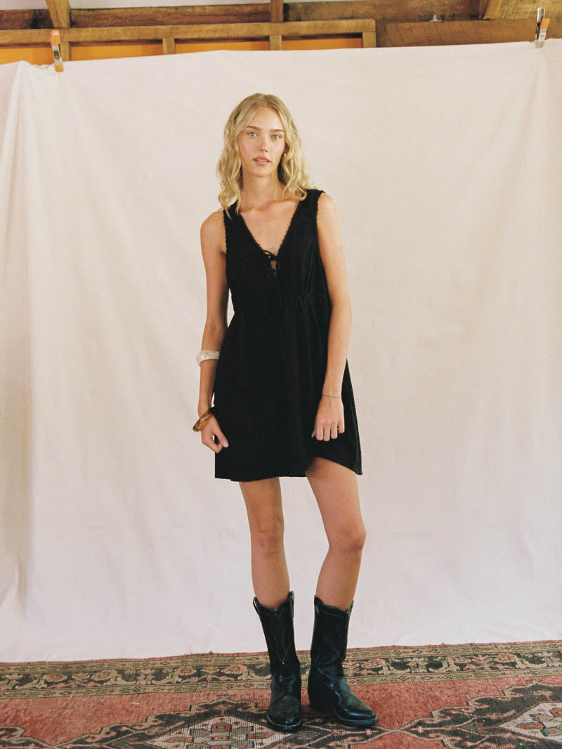 Unhinged Mini Dress - Black