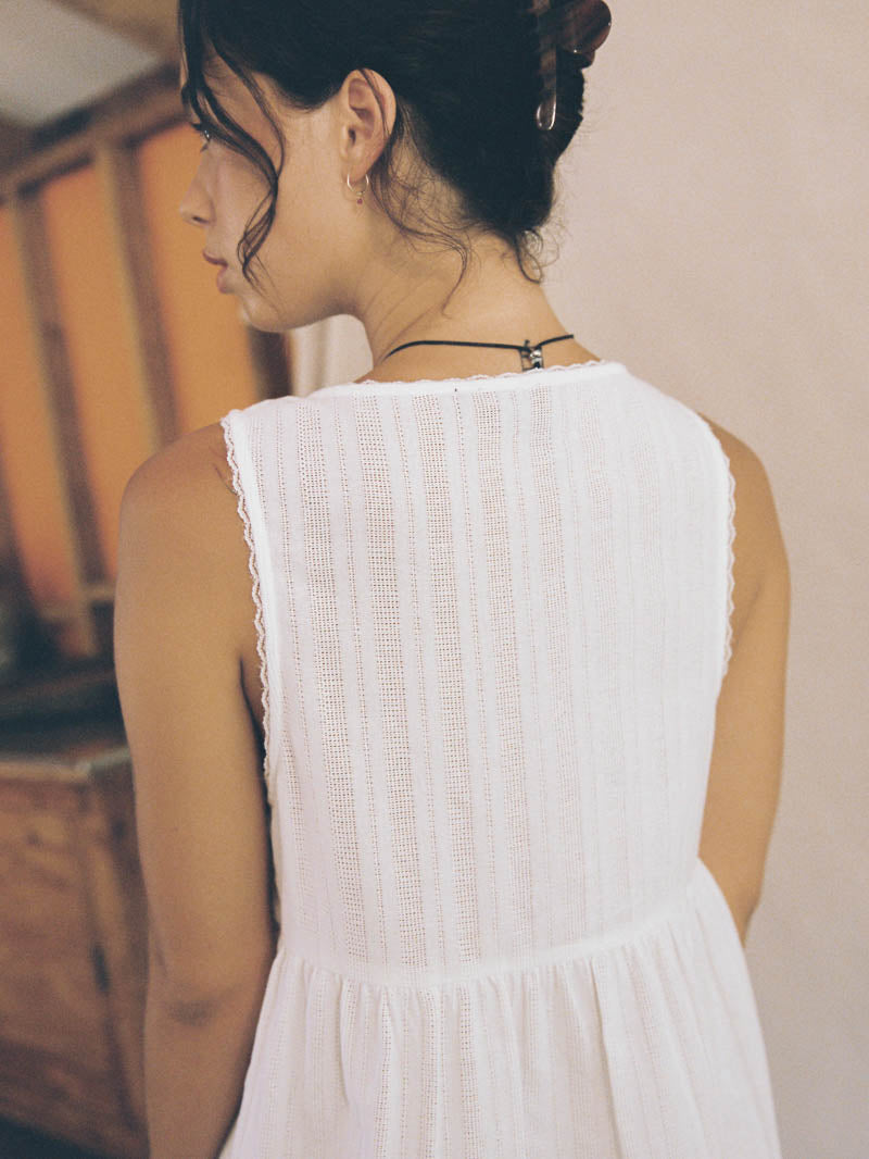 Unhinged Mini Dress - White