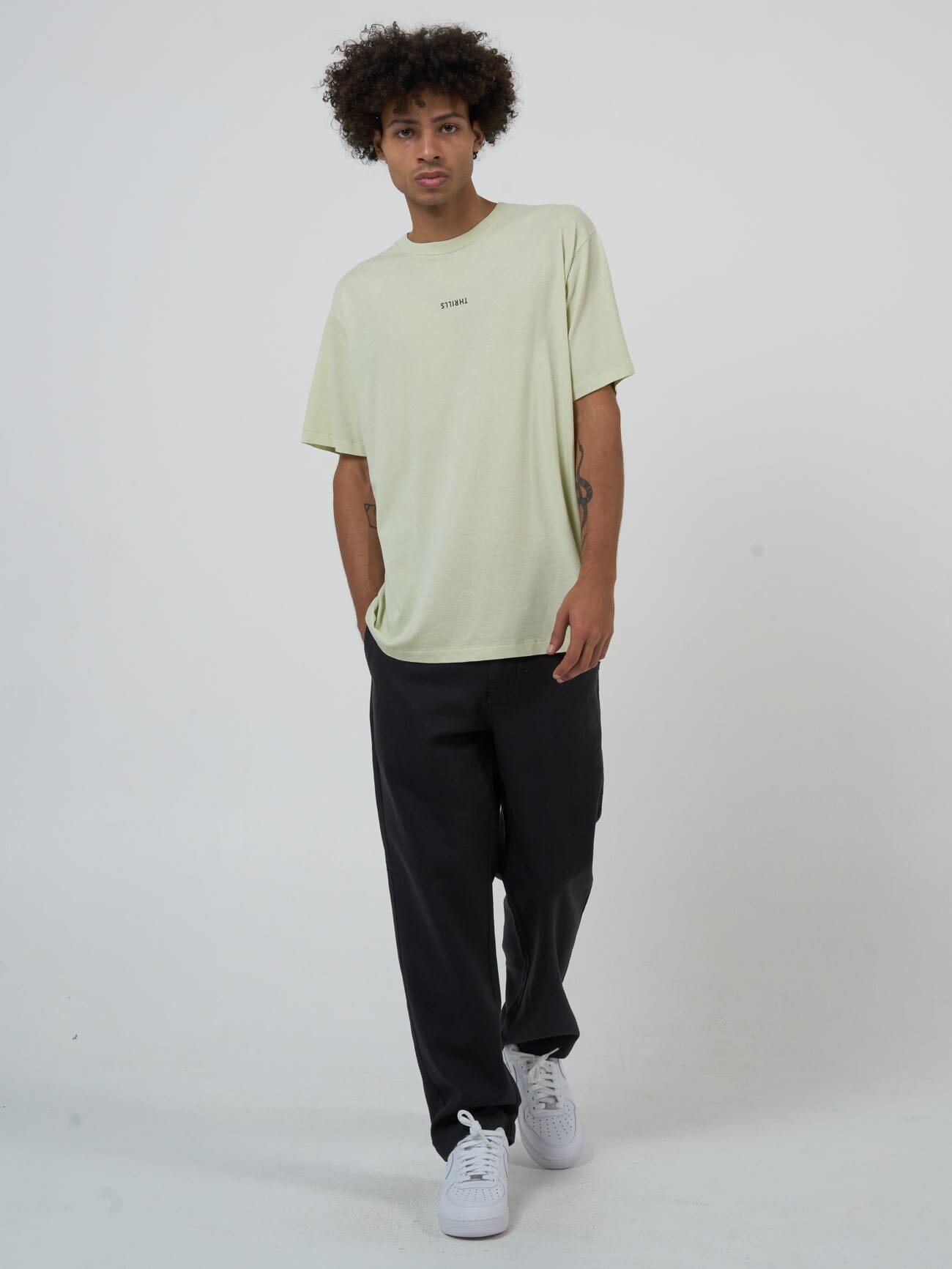 Minimal Thrills Merch Fit Tee - Pistachio