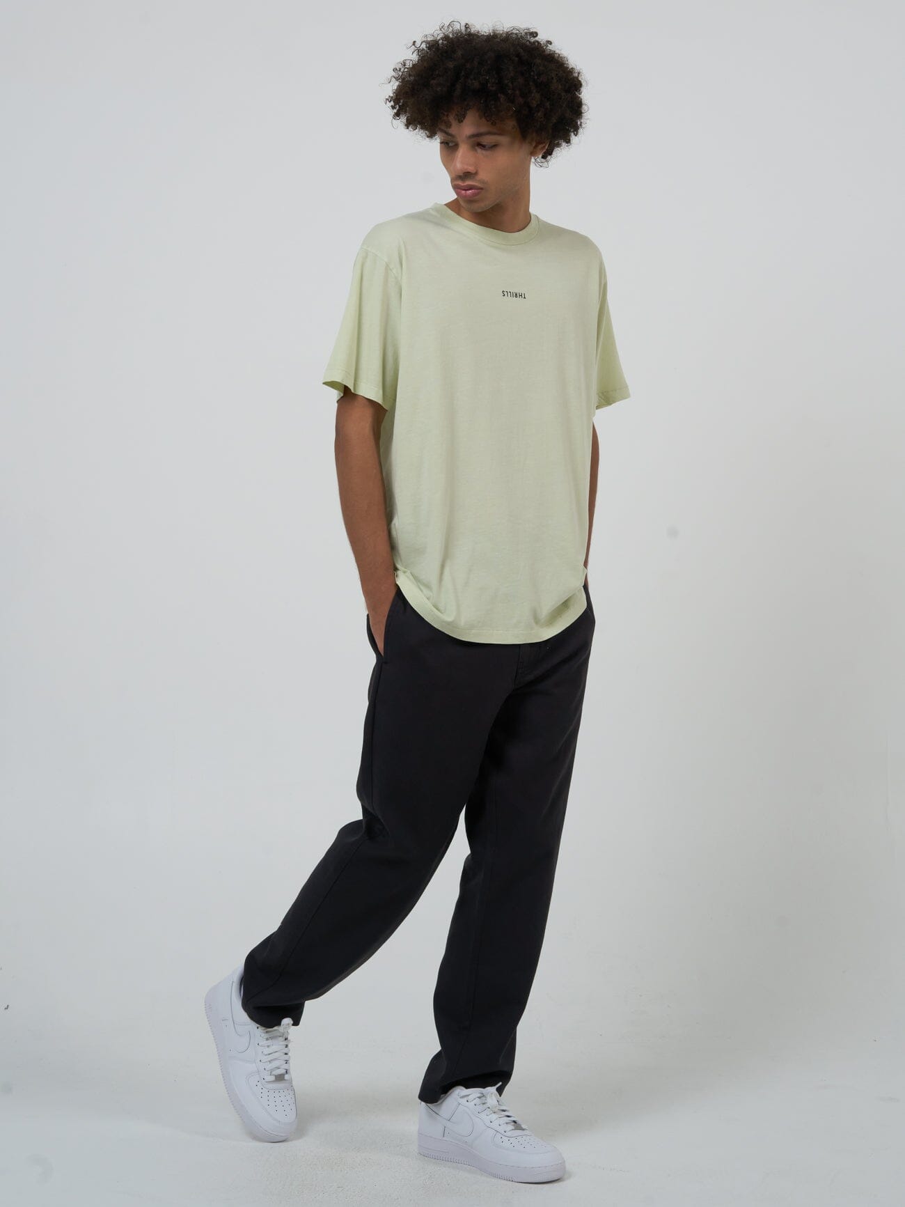 Minimal Thrills Merch Fit Tee - Pistachio