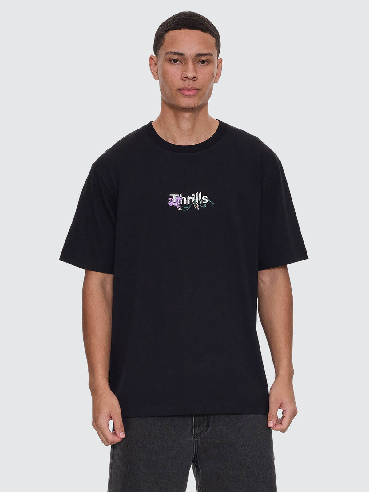 Nature's Takeover Oversize Fit Tee - Black XS