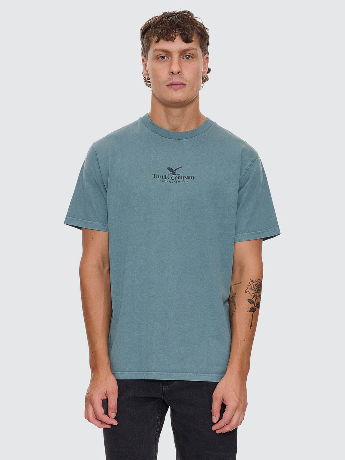 A Haven For The Restless Merch Fit Tee - Green Coast XS