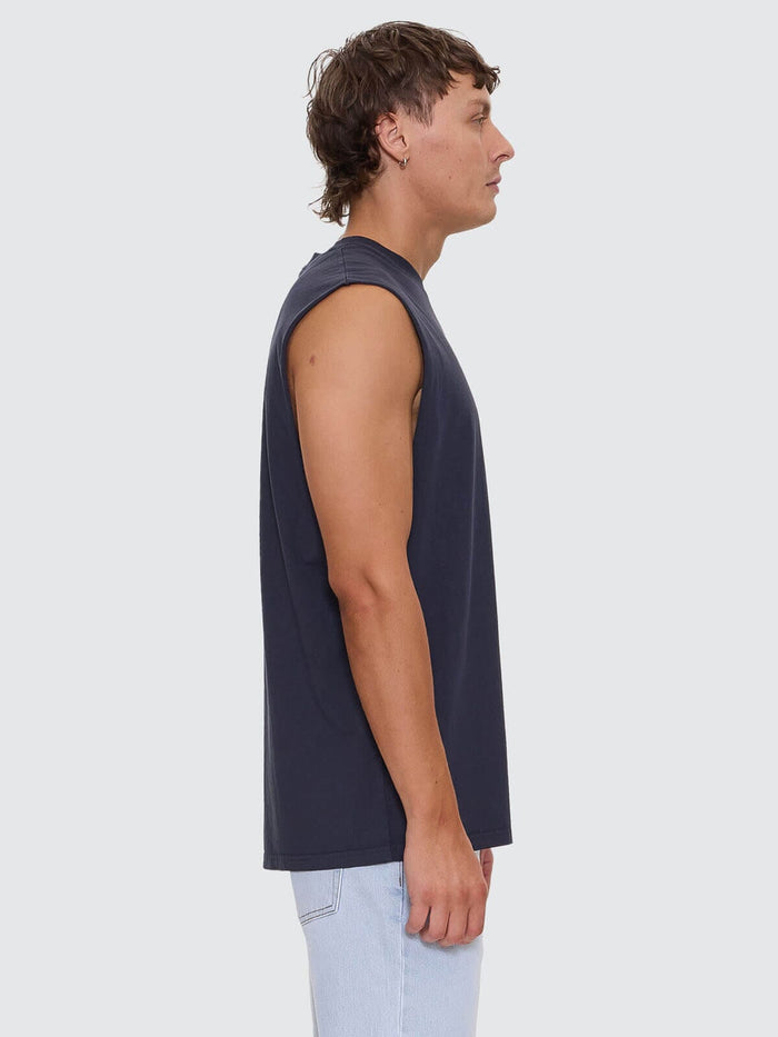 A Haven For The Restless Merch Fit Muscle Tee - Total Eclipse